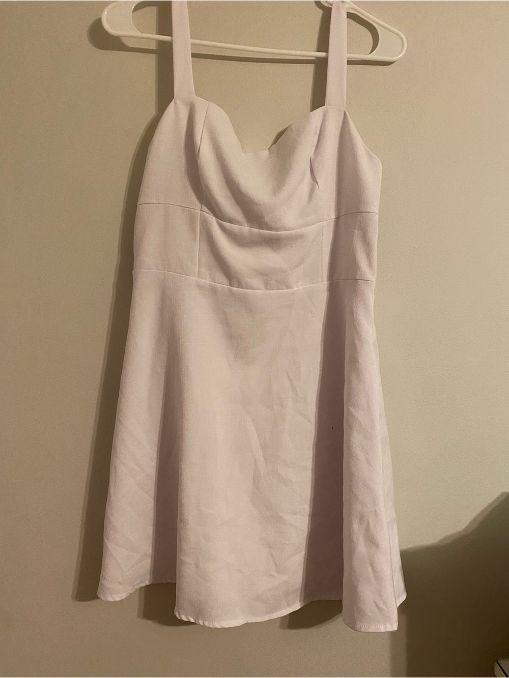 Women’s White Sleeveless A-Line Dress